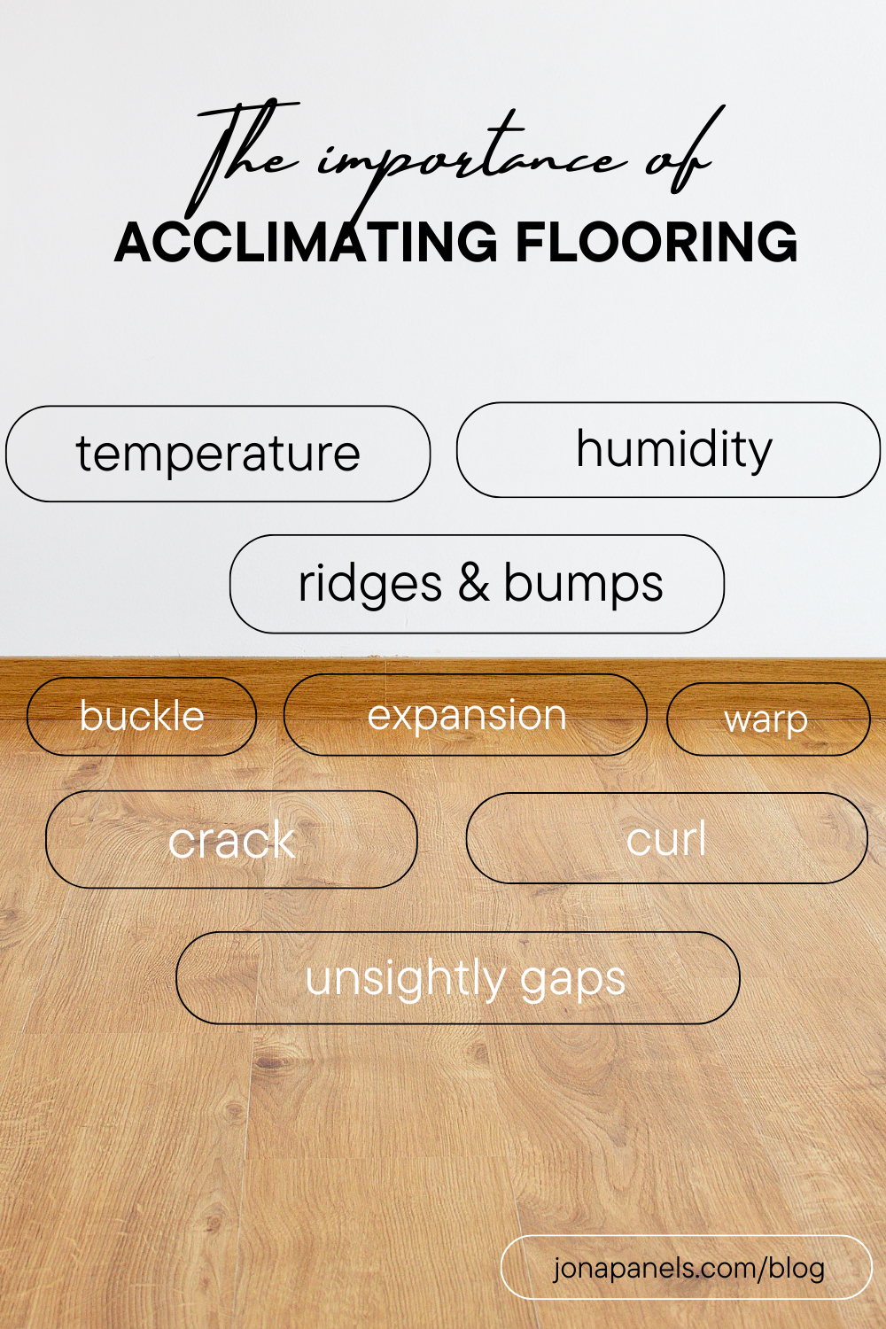How to acclimate your flooring