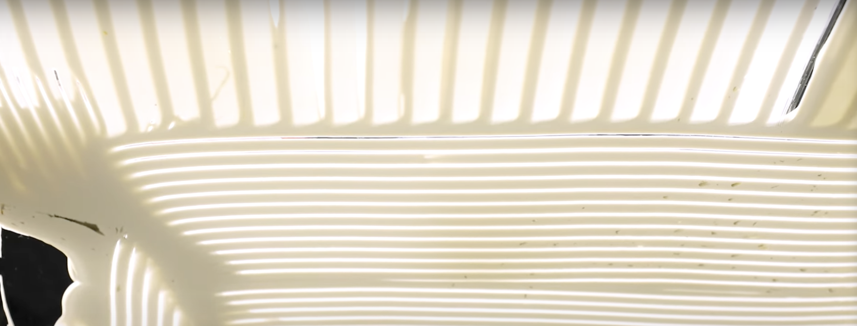 Adhesive as seen below with two types of trowel applications with Ridgeline Adhesive